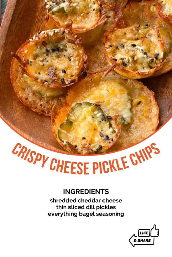 Crispy Cheese Pickle Chips