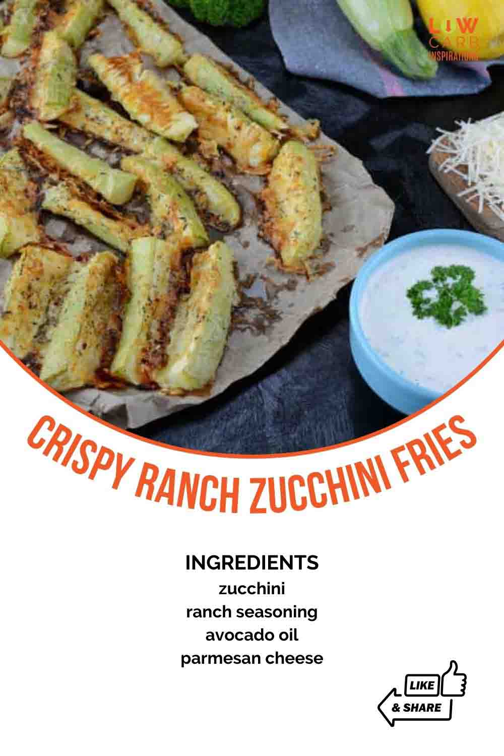 Crispy Ranch Zucchini Fries