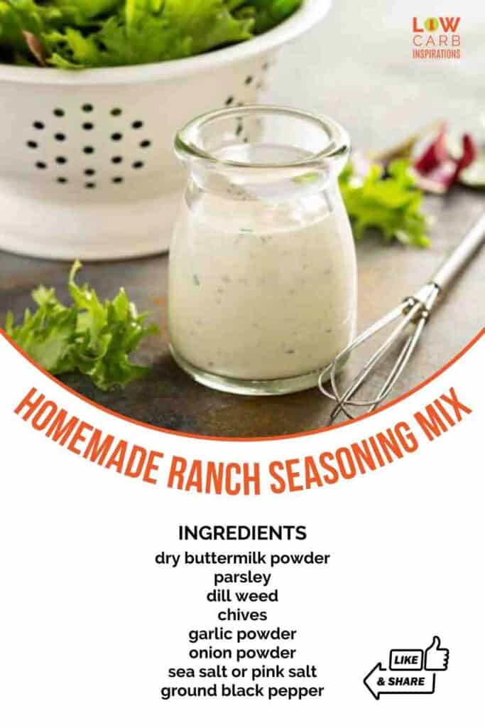 Homade Ranch Powder Homemade Ranch Seasoning Mix - Low Carb Inspirations