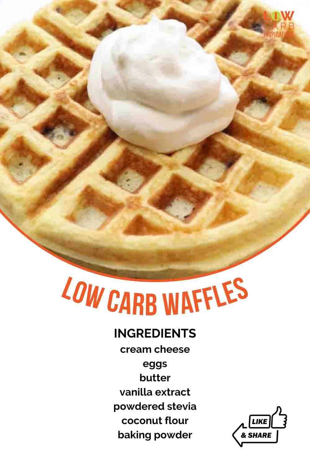 Low Carb Waffles Recipe (Keto-Friendly) - Low Carb Inspirations