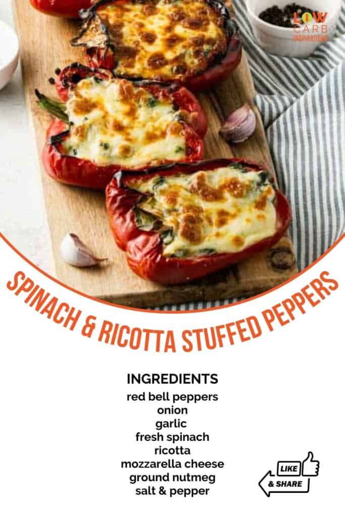 Spinach and Ricotta Stuffed Peppers